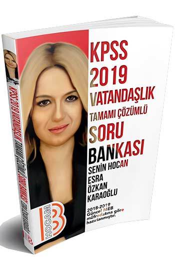 Benim Hocam 2019 KPSS Vatandaşlık Soru Bankası Çözümlü Esra Özkan