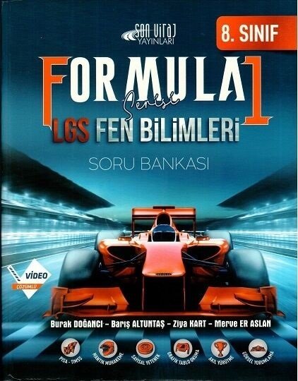 Son Viraj 8. Sınıf LGS Fen Bilimleri Formula-1 Serisi Soru Bankası Son Viraj Yayınları