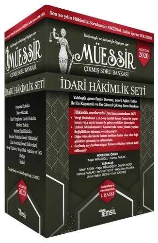 SÜPER FİYAT Temsil 2020 MÜESSİR İdari Hakimlik Çıkmış Soru Bankası Seti Çözümlü Temsil Yayınları SÜPER FİYAT Temsil 2020 MÜESSİR İdari Hakimlik Çıkmış Soru Bankası Seti Çözümlü Temsil Yayınları
