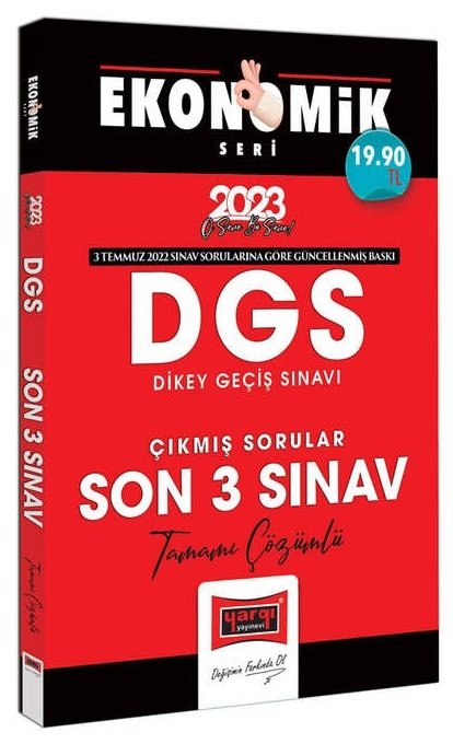 Yargı 2023 DGS Çıkmış Sorular Son 3 Sınav Çözümlü Ekonomik Seri Yargı Yayınları Yargı 2023 DGS Çıkmış Sorular Son 3 Sınav Çözümlü Ekonomik Seri Yargı Yayınları