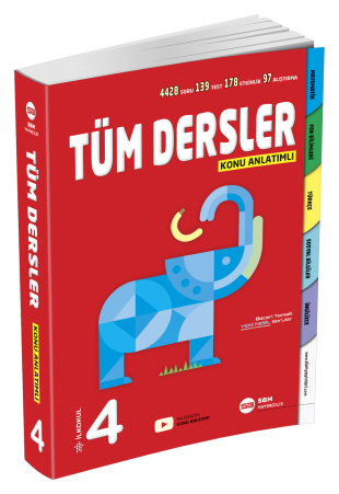 SBM 4. Sınıf Tüm Dersler Konu Anlatımlı SBM Yayınları YC7530 SBM 4. Sınıf Tüm Dersler Konu Anlatımlı SBM Yayınları YC7530