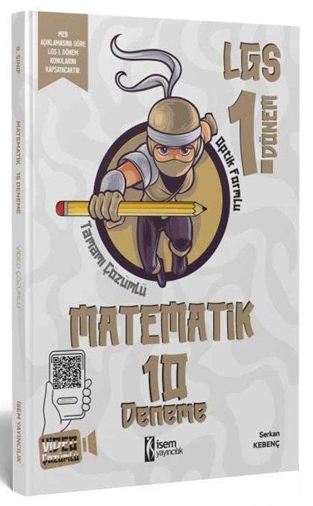 İsem 8. Sınıf LGS Matematik 1. Dönem 10 Deneme Video Çözümlü İsem Yayıncılık İsem 8. Sınıf LGS Matematik 1. Dönem 10 Deneme Video Çözümlü İsem Yayıncılık