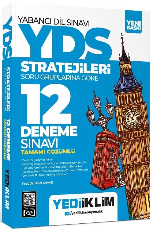 Yediiklim YDS YÖKDİL Stratejileri 12 Deneme Çözümlü Yediiklim Yayınları Yediiklim YDS YÖKDİL Stratejileri 12 Deneme Çözümlü Yediiklim Yayınları