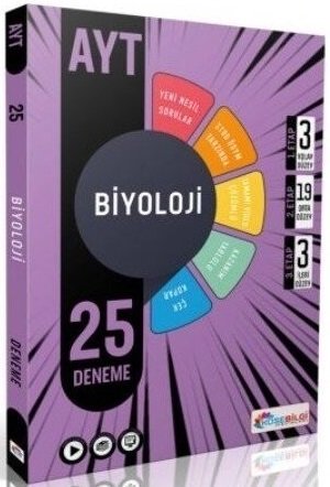 Köşebilgi YKS AYT Biyoloji 25 Deneme Video Çözümlü Köşebilgi Yayınları Köşebilgi YKS AYT Biyoloji 25 Deneme Video Çözümlü Köşebilgi Yayınları