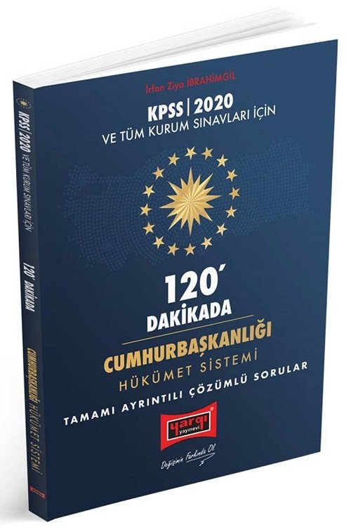 Yargı 2020 KPSS 120 Dakikada Cumhurbaşkanlığı Hükümet Sistemi Ayrıntılı Çözümlü Sorular Yargı Yayınları