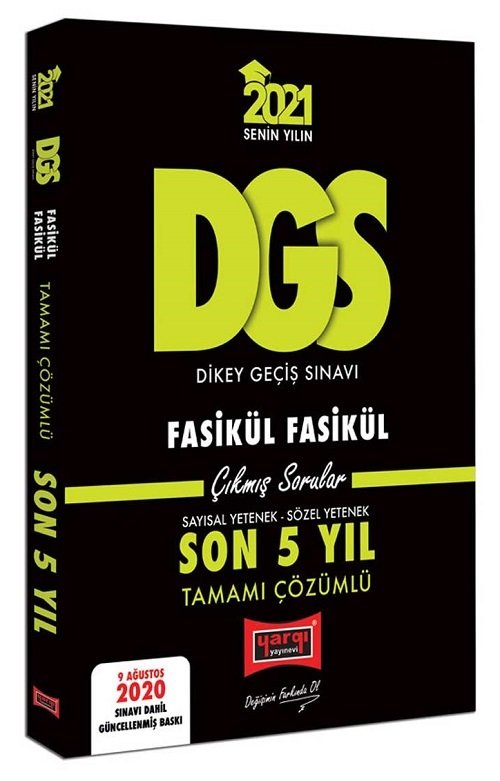SÜPER FİYAT Yargı 2021 DGS Çıkmış Sorular Son 5 Yıl Fasikül Çözümlü Yargı Yayınları SÜPER FİYAT Yargı 2021 DGS Çıkmış Sorular Son 5 Yıl Fasikül Çözümlü Yargı Yayınları