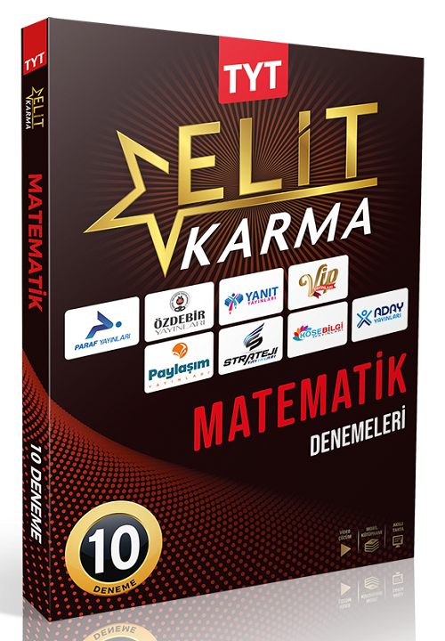 Paraf YKS TYT Matematik Elit Karma 10 Deneme Video Çözümlü Paraf Yayınları Paraf YKS TYT Matematik Elit Karma 10 Deneme Video Çözümlü Paraf Yayınları