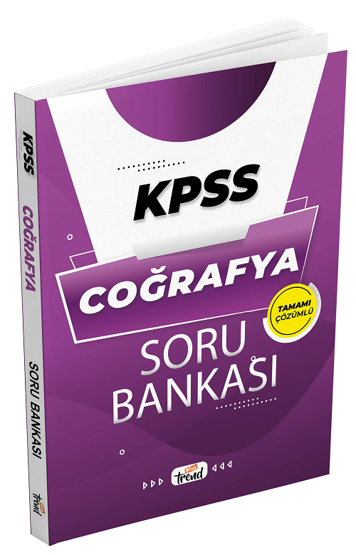 SÜPER FİYAT Yeni Trend KPSS Coğrafya Soru Bankası Çözümlü Yeni Trend Yayınları SÜPER FİYAT Yeni Trend KPSS Coğrafya Soru Bankası Çözümlü Yeni Trend Yayınları