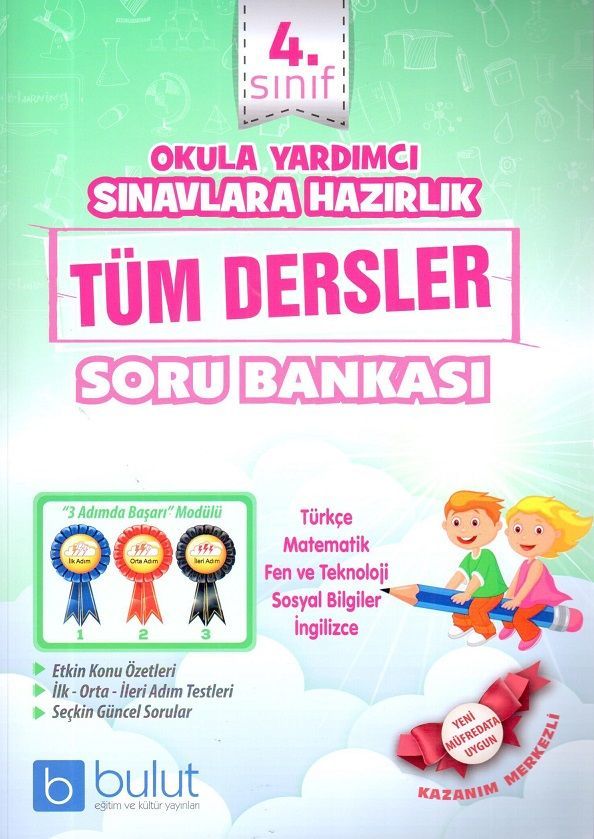 Bulut 4. Sınıf Tüm Dersler Soru Bankası Bulut Yayınları YC7847 Bulut 4. Sınıf Tüm Dersler Soru Bankası Bulut Yayınları YC7847