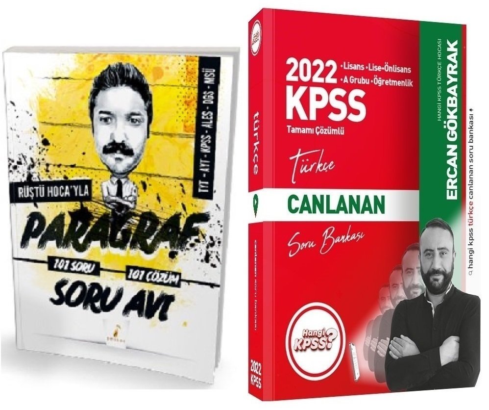 Pelikan KPSS DGS ALES YKS Rüştü Hocayla Paragraf Soru Avı + Hangi KPSS Türkçe Soru 2 li Set - Rüştü Bayındır Pelikan + Hangi KPSS Yayınları Pelikan KPSS DGS ALES YKS Rüştü Hocayla Paragraf Soru Avı + Hangi KPSS Türkçe Soru 2 li Set - Rüştü Bayındır Pelikan + Hangi KPSS Yayınları