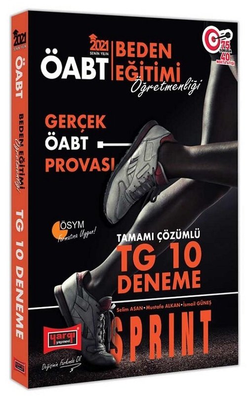 Yargı 2021 ÖABT Beden Eğitimi Öğretmenliği Sprint TG 10 Deneme Çözümlü Yargı Yayınları Yargı 2021 ÖABT Beden Eğitimi Öğretmenliği Sprint TG 10 Deneme Çözümlü Yargı Yayınları