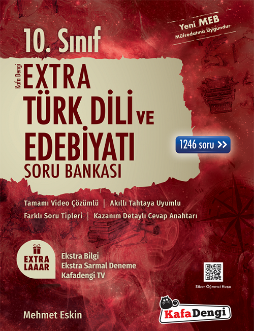 Kafadengi 10. Sınıf Türk Dili ve Edebiyatı Extra Soru Bankası Kafadengi Yayınları
