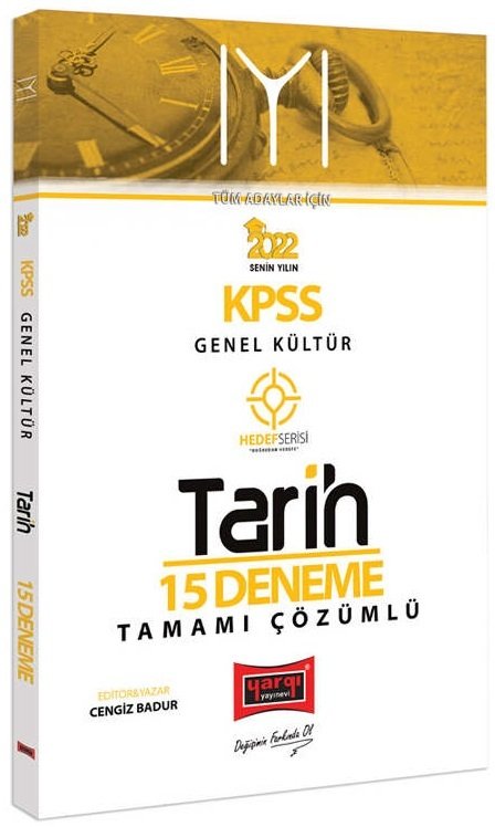 Yargı 2022 KPSS Tarih İYİ 15 Deneme Çözümlü Yargı Yayınları Yargı 2022 KPSS Tarih İYİ 15 Deneme Çözümlü Yargı Yayınları