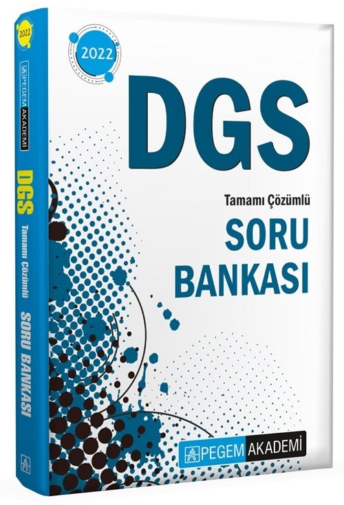Pegem 2022 DGS Soru Bankası Çözümlü Pegem Akademi Yayınları