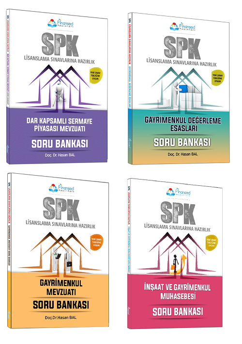 Finansed SPK Gayrimenkul Değerleme Soru Bankası 4 lü Set Finansed Yayınları