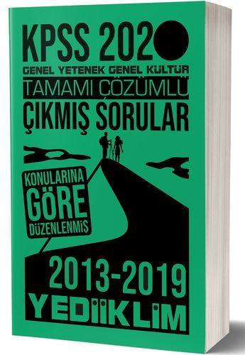 Yediiklim 2020 KPSS Genel Yetenek Genel Kültür Çıkmış Sorular Konularına Göre Çözümlü 2013-2019 Yediiklim Yayınları TU10439 Yediiklim 2020 KPSS Genel Yetenek Genel Kültür Çıkmış Sorular Konularına Göre Çözümlü 2013-2019 Yediiklim Yayınları TU10439