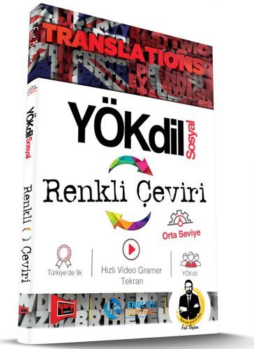 Yargı YÖKDİL Sosyal Renkli Çeviri Orta Seviye Hızlı Gramer Video Tekrarı Yargı Yayınları Yargı YÖKDİL Sosyal Renkli Çeviri Orta Seviye Hızlı Gramer Video Tekrarı Yargı Yayınları