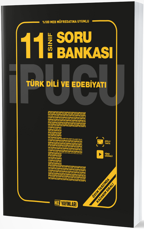 Hız Yayınları 11. Sınıf Türk Dili ve Edebiyatı İpucu Soru Bankası Hız Yayınları Hız Yayınları 11. Sınıf Türk Dili ve Edebiyatı İpucu Soru Bankası Hız Yayınları