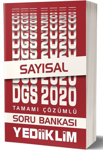 Yediiklim 2020 DGS Sayısal Soru Bankası Çözümlü Yediiklim Yayınları Yediiklim 2020 DGS Sayısal Soru Bankası Çözümlü Yediiklim Yayınları