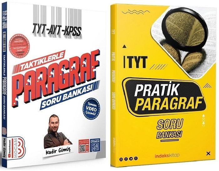 Benim Hocam + İndeks TYT Taktiklerle Paragraf Soru 2 Li Set - Kadir ...