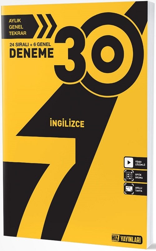 Hız Yayınları 7. Sınıf İngilizce 30 Deneme Hız Yayınları Hız Yayınları 7. Sınıf İngilizce 30 Deneme Hız Yayınları