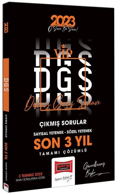Yargı 2023 DGS VIP Son 3 Yıl Çıkmış Sorular Yargı Yayınları Yargı 2023 DGS VIP Son 3 Yıl Çıkmış Sorular Yargı Yayınları