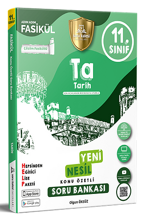 Soru Kalesi 11. Sınıf Tarih Konu Özetli Soru Bankası Soru Kalesi Yayınları Soru Kalesi 11. Sınıf Tarih Konu Özetli Soru Bankası Soru Kalesi Yayınları
