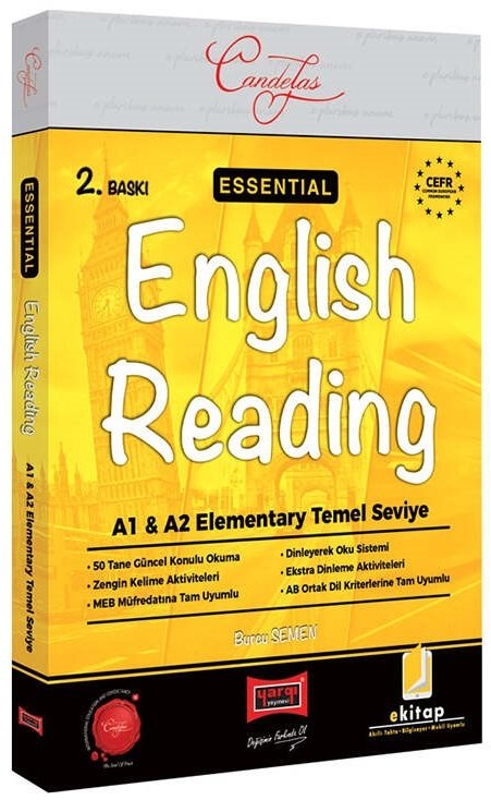 Yargı YDS Essential English Reading 2. Baskı - Burcu Semen Yargı Yayınları Yargı YDS Essential English Reading 2. Baskı - Burcu Semen Yargı Yayınları