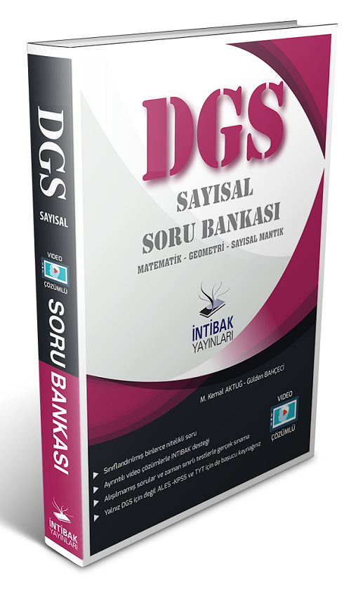 İntibak 2022 DGS Sayısal Soru Bankası Video Çözümlü İntibak Yayınları İntibak 2022 DGS Sayısal Soru Bankası Video Çözümlü İntibak Yayınları