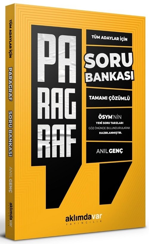 Aklımdavar KPSS YKS TYT AYT Tüm Adaylar için Paragraf Soru Bankası Çözümlü Aklımdavar Yayıncılık Aklımdavar KPSS YKS TYT AYT Tüm Adaylar için Paragraf Soru Bankası Çözümlü Aklımdavar Yayıncılık