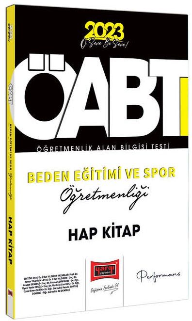 Yargı 2023 ÖABT Beden Eğitimi Öğretmenliği Hap Kitap Yargı Yayınları Yargı 2023 ÖABT Beden Eğitimi Öğretmenliği Hap Kitap Yargı Yayınları