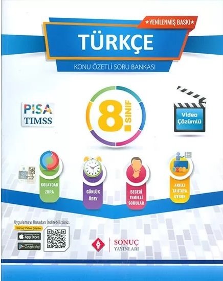 Sonuç 8. Sınıf Türkçe Konu Özetli Soru Bankası Sonuç Yayınları Sonuç 8. Sınıf Türkçe Konu Özetli Soru Bankası Sonuç Yayınları