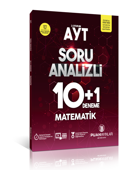 Puan YKS AYT Matematik Soru Analizi 10+1 Deneme Puan Yayınları Puan YKS AYT Matematik Soru Analizi 10+1 Deneme Puan Yayınları