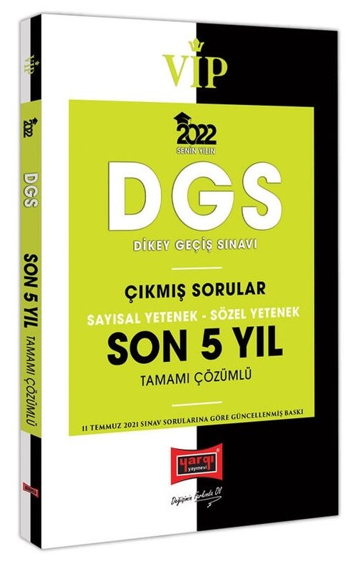 Yargı 2022 DGS VIP Son 5 Yıl Çıkmış Sorular Yargı Yayınları Yargı 2022 DGS VIP Son 5 Yıl Çıkmış Sorular Yargı Yayınları