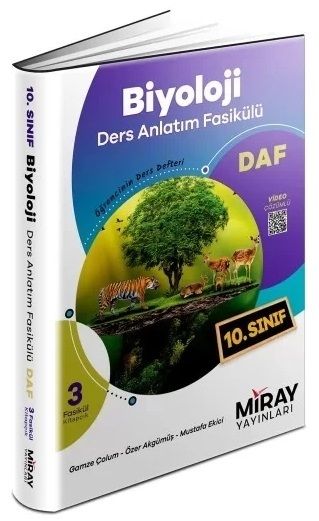 Miray 10. Sınıf Biyoloji DAF Ders Anlatım Fasikülü Miray Yayınları Miray 10. Sınıf Biyoloji DAF Ders Anlatım Fasikülü Miray Yayınları