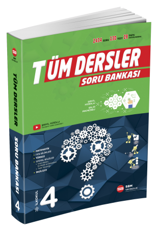 SBM 4. Sınıf Tüm Dersler Soru Bankası SBM Yayınları YC7378 SBM 4. Sınıf Tüm Dersler Soru Bankası SBM Yayınları YC7378