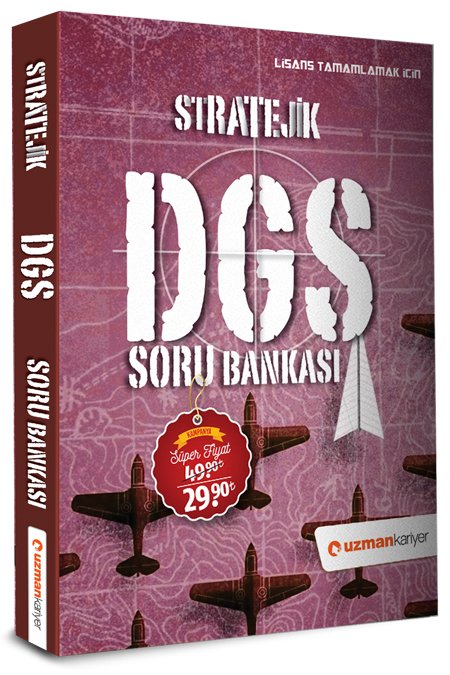 SÜPER FİYAT Uzman Kariyer 2020 DGS Stratejik Soru Bankası Çözümlü Uzman Kariyer Yayınları