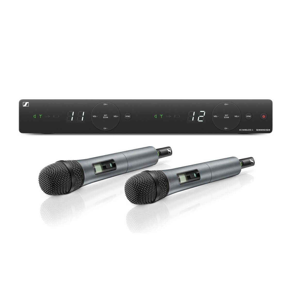 Sennheiser XSW 1-825 DUAL-A Çiftli Kablosuz Vokal Mikrofonu Sennheiser XSW 1-825 DUAL-A Çiftli Kablosuz Vokal Mikrofonu