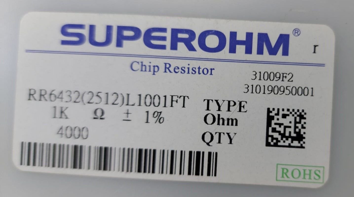 50PCS 2512 SMD Widerstand 5% 1 Ohm 1W 1R|Widerstände