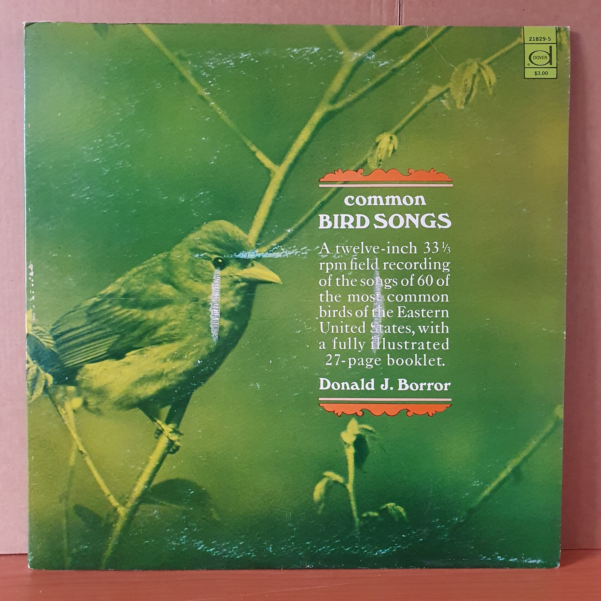 common-bird-songs-donald-j-borror-1967-lp-2-el-plak