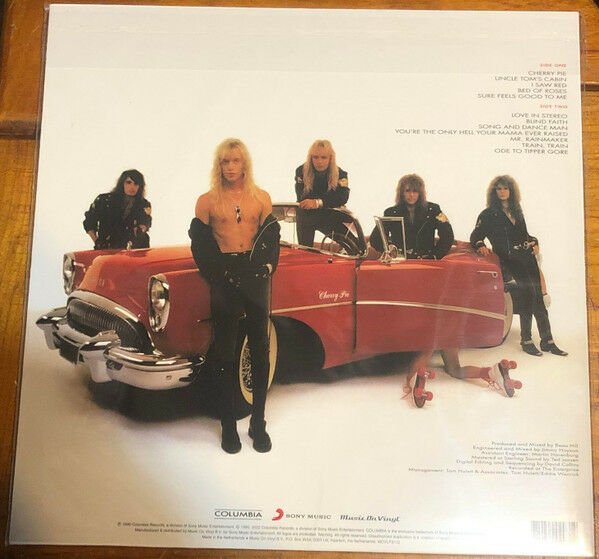 Warrant Cherry Pie 1990 Lp 180gr 2022 Edition Sifir Plak 