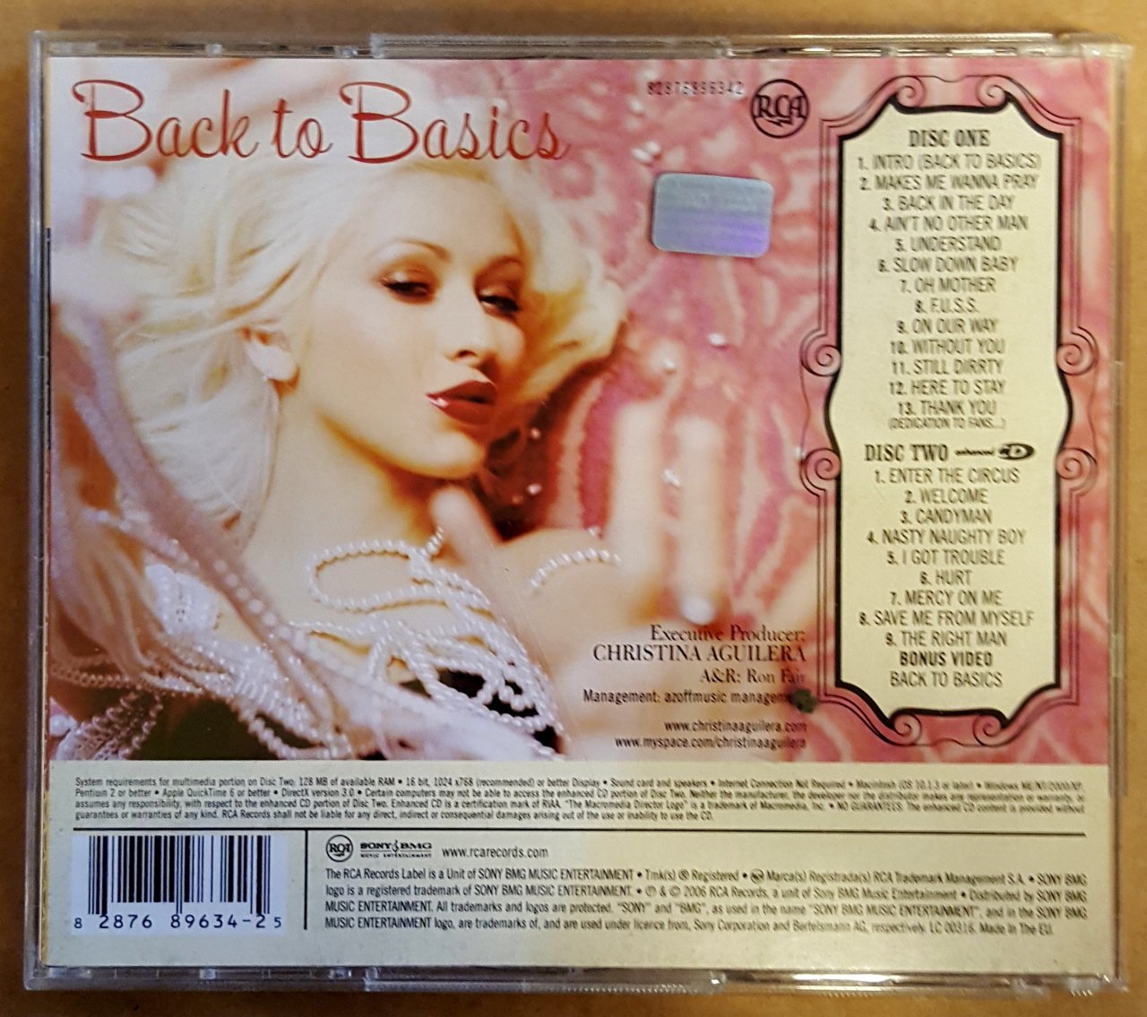 Christina Aguilera Back To Basics 2006 2cd