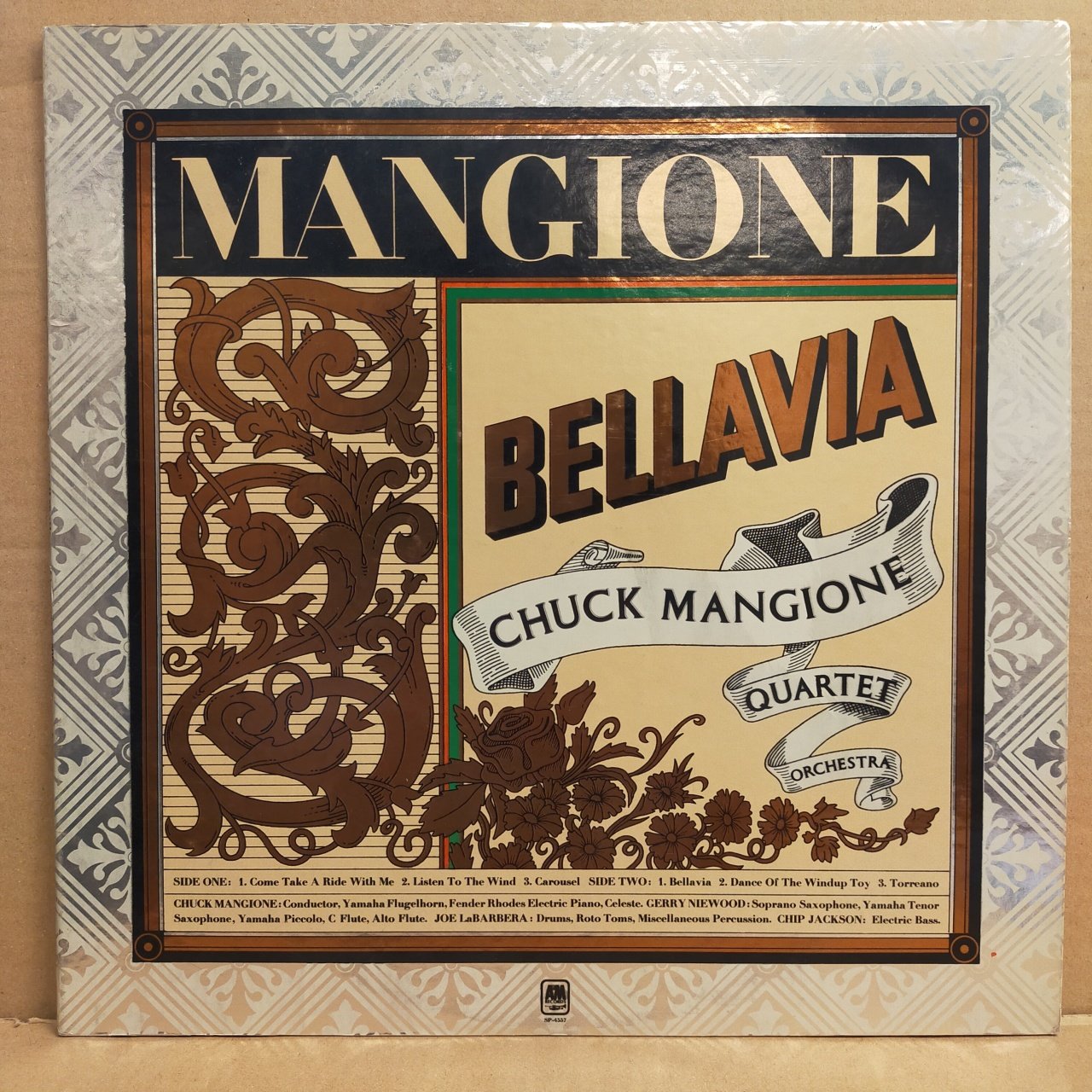 CHUCK MANGIONE - BELLAVIA (1975) - LP 2.EL PLAK