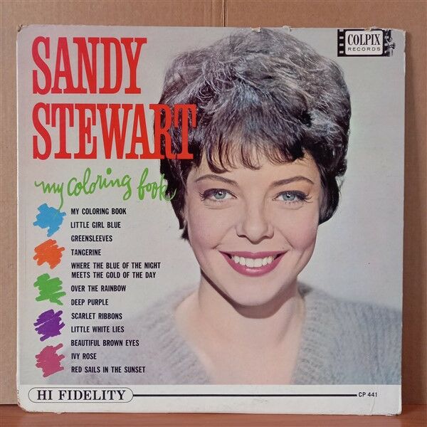 SANDY STEWART MY COLORING BOOK (1963) LP 2.EL PLAK