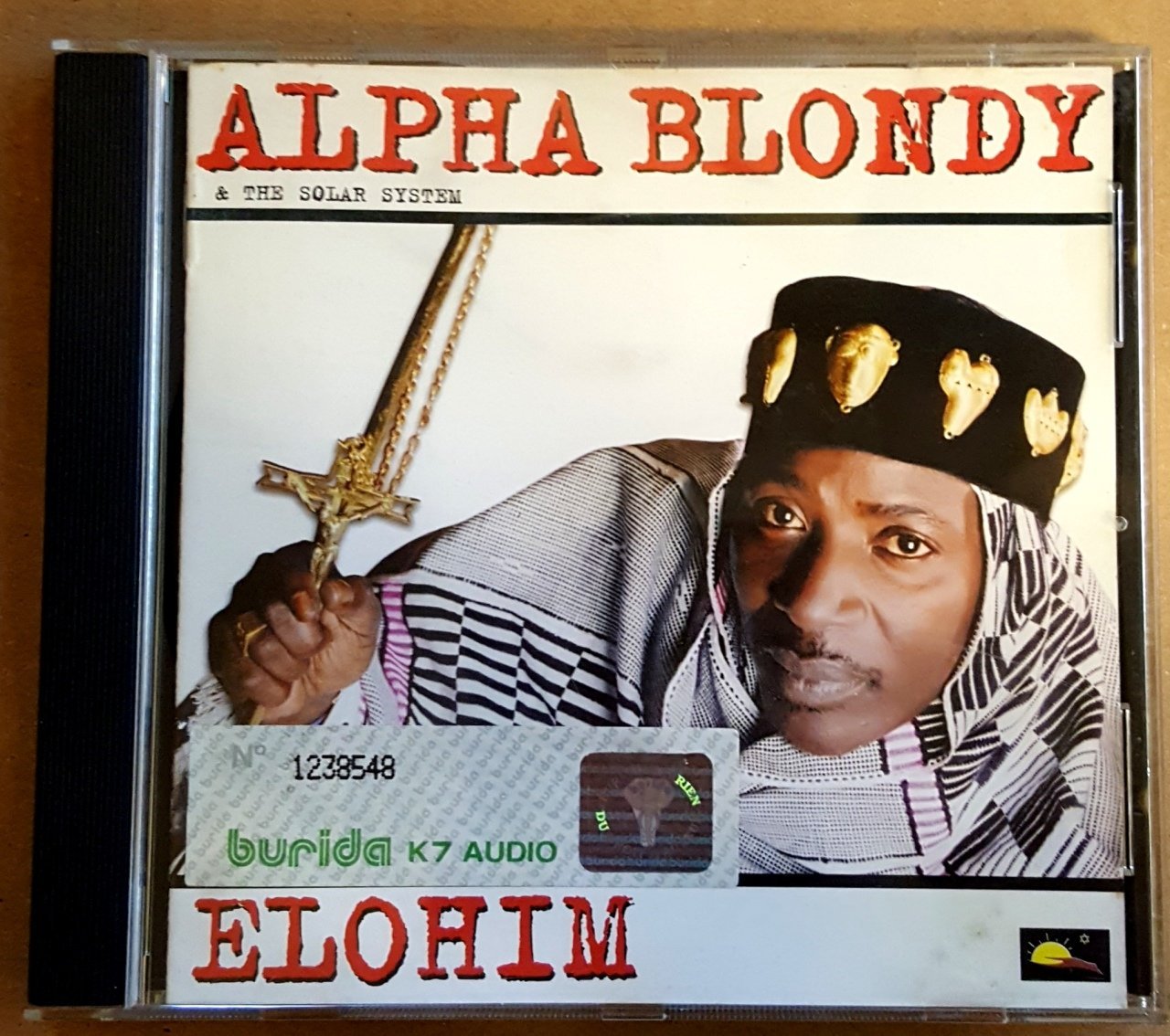 Alpha Blondy And The Solar System Elohim 2000 Cd Reggae 8075