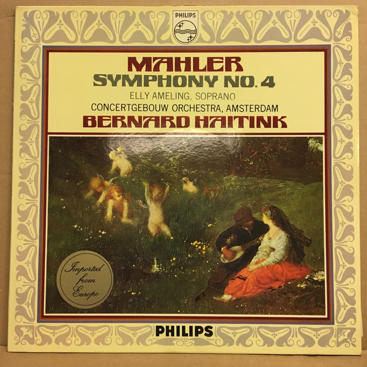 MAHLER SYMPHONY NO.4, BERNARD HAITINK (1977) 2.EL PLAK