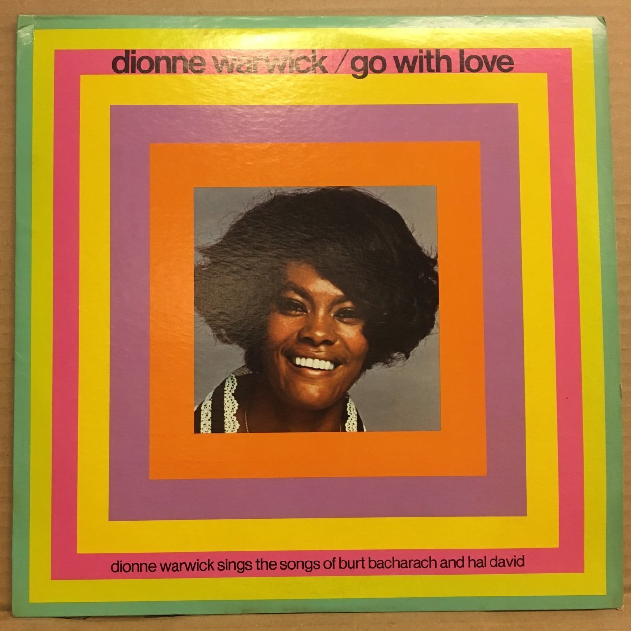 DIONNE WARWICK - GO WITH LOVE, SINGS RHE SONGS OF BURT BACHARACH & HAL ...