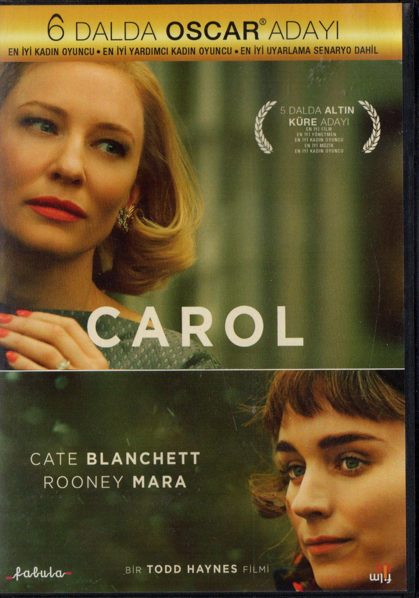 Carol - Cate Blanchet - Rooney Mara - Todd Haynes - Dvd 2.el