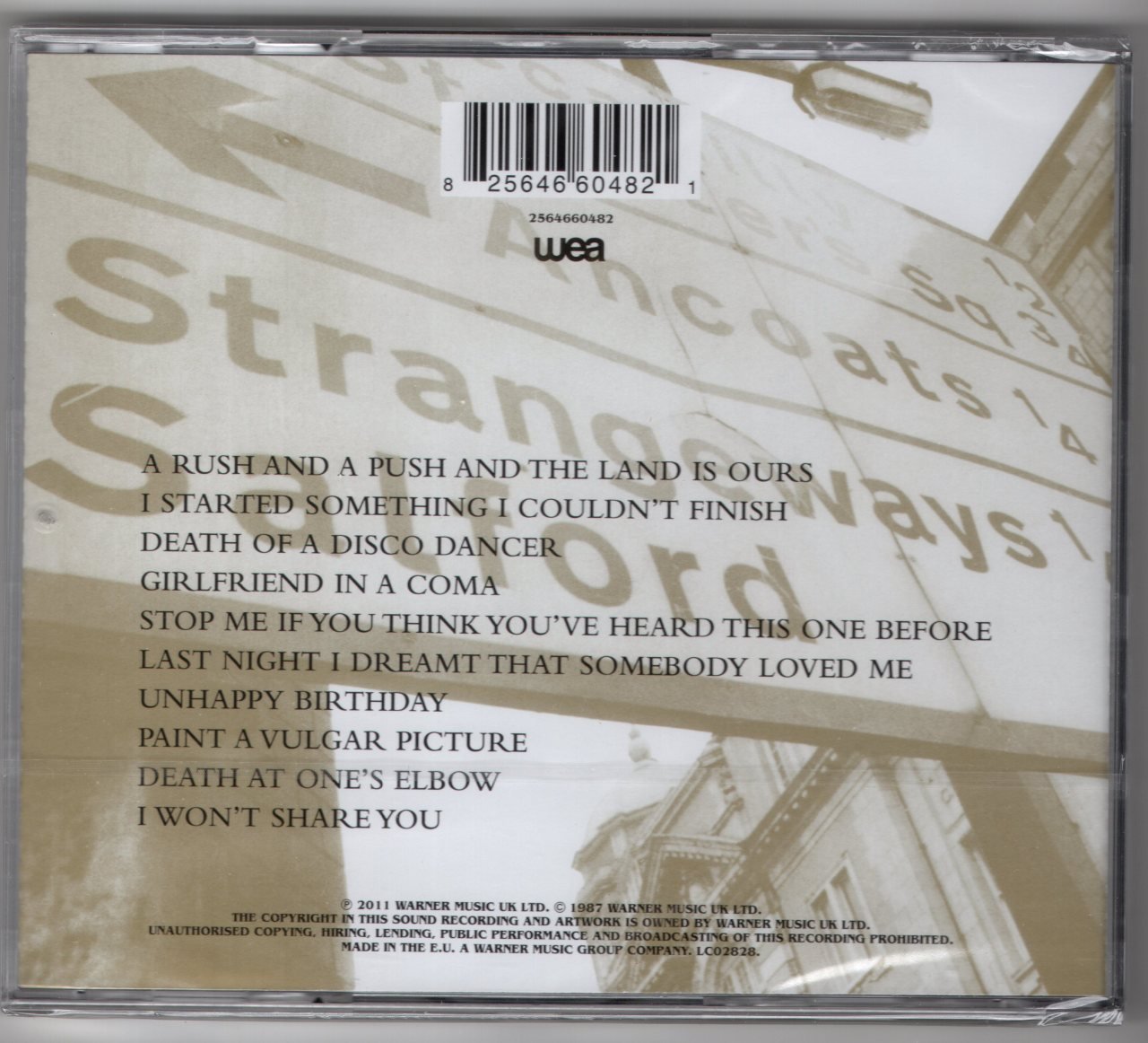 THE SMITHS - STRANGEWAYS, HERE WE COME (1987) - CD SIFIR 2011 BASKI