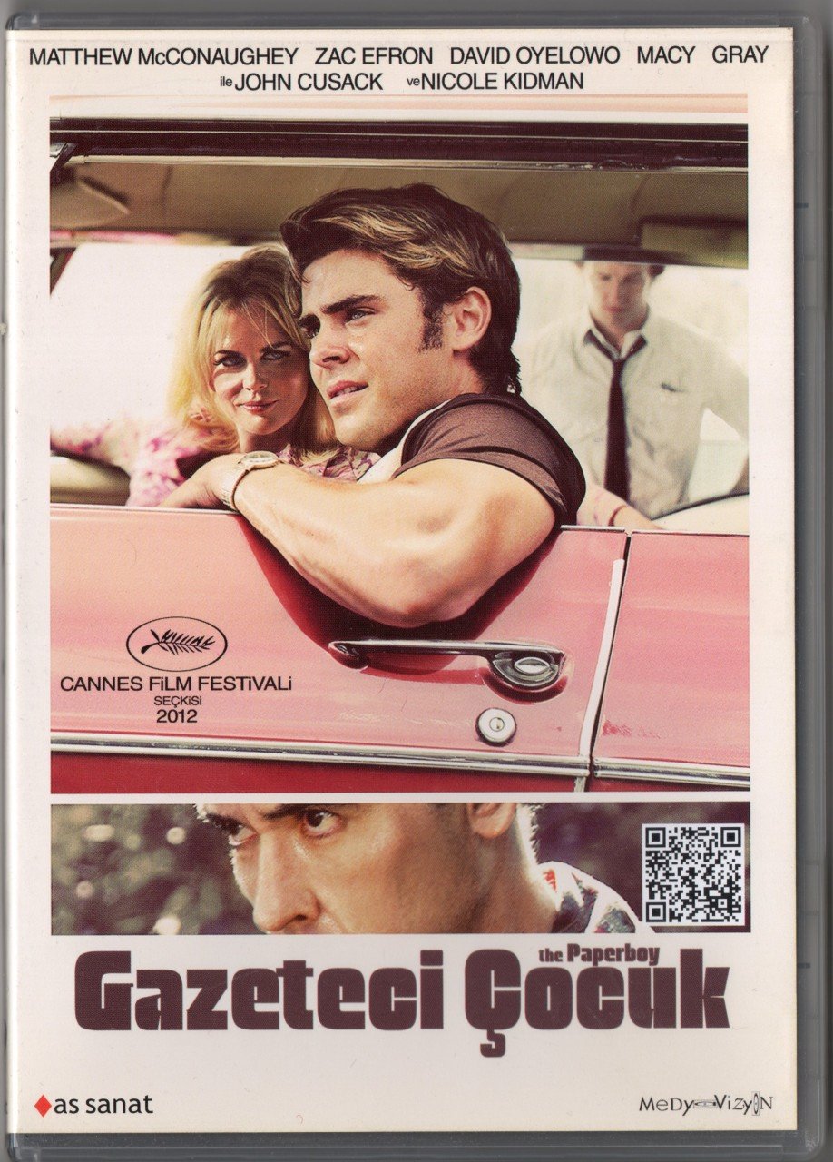 Gazeteci Cocuk The Paperboy Matthew Mcconaughey Zac Efron John Cusack Nicole Kidman Dvd 2 El